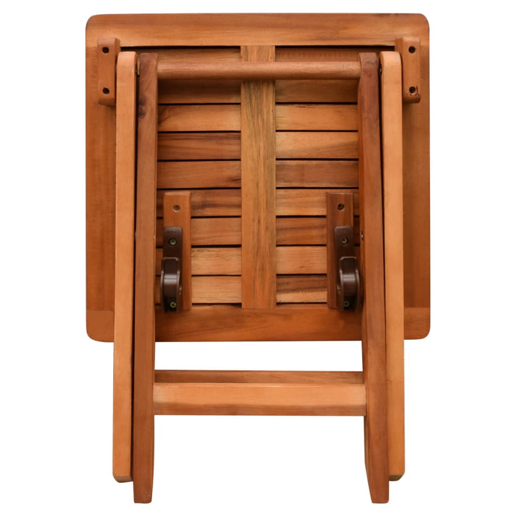Espreguiçadeira com mesa madeira acácia maciça
