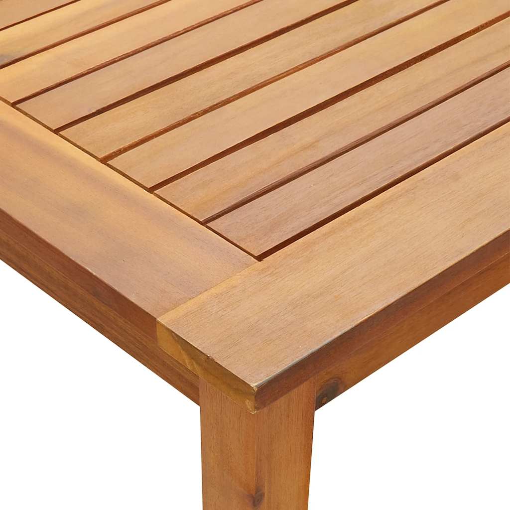 Mesa de jardim 140x80x74 cm madeira de acácia maciça