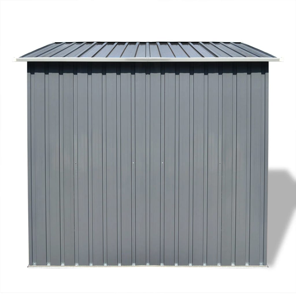 Abrigo de jardim metal cinzento