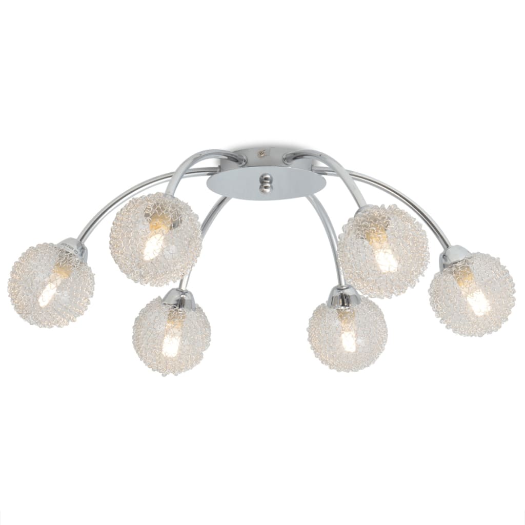 Candeeiro de teto com 6 lâmpadas LED G9 240 W