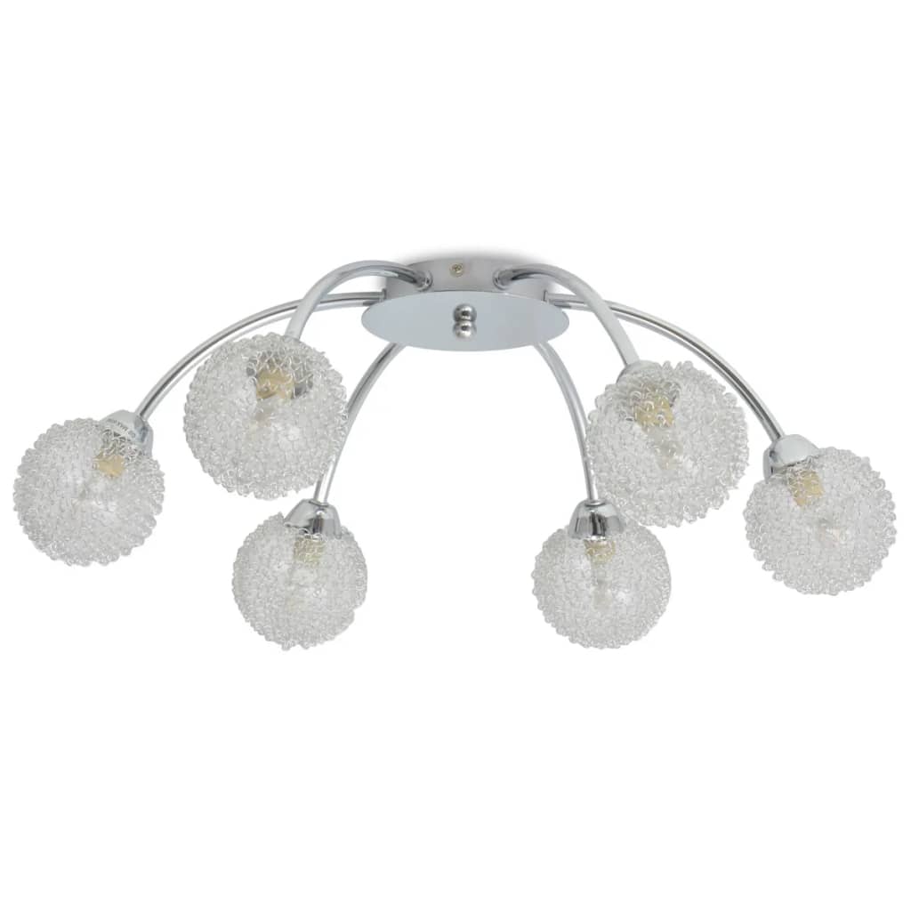 Candeeiro de teto com 6 lâmpadas LED G9 240 W