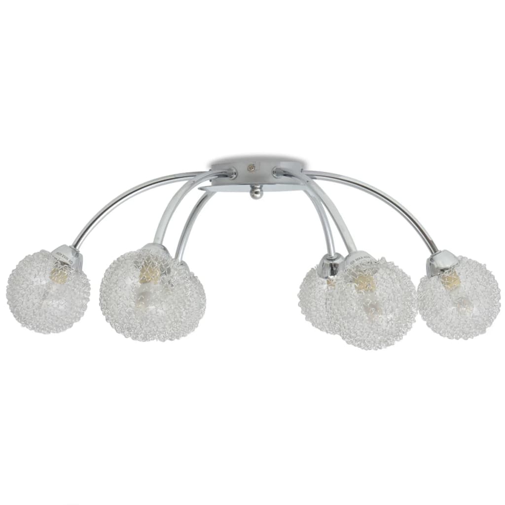 Candeeiro de teto com 6 lâmpadas LED G9 240 W