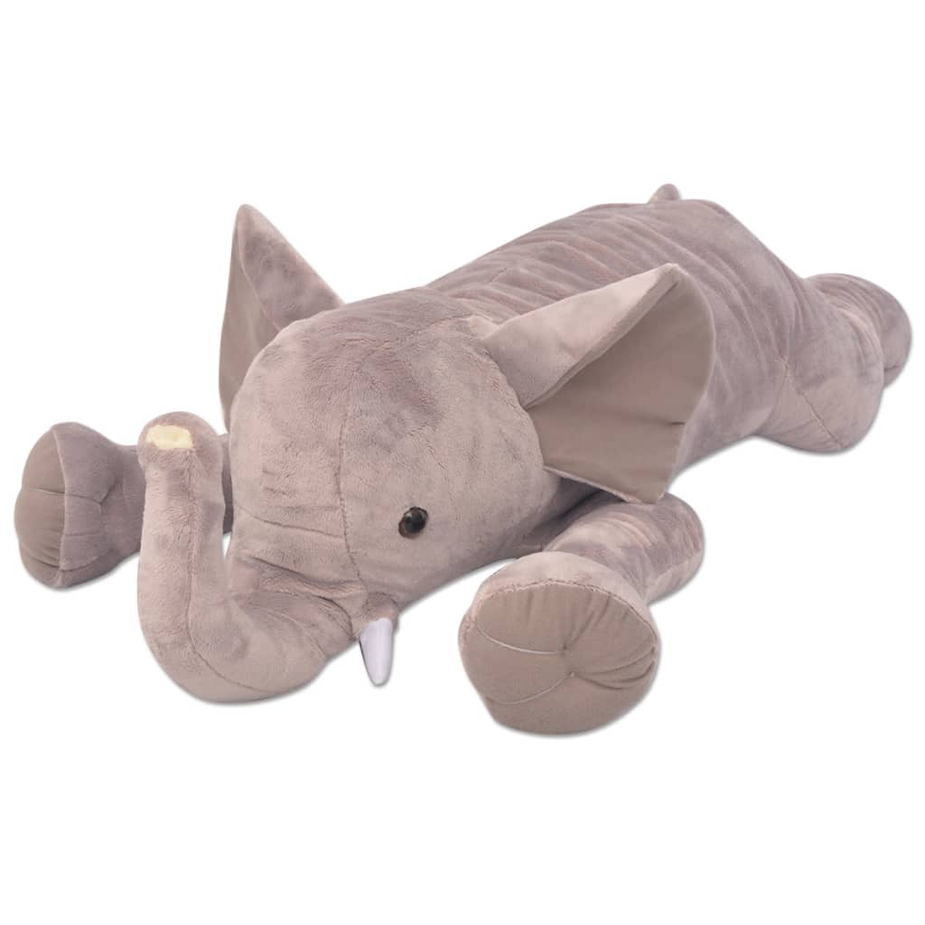 Elefante de brincar em pelúcia XXL 120 cm