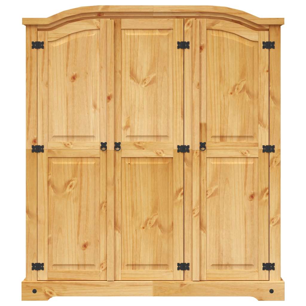 Roupeiro Corona Range pinho mexicano com 3 portas