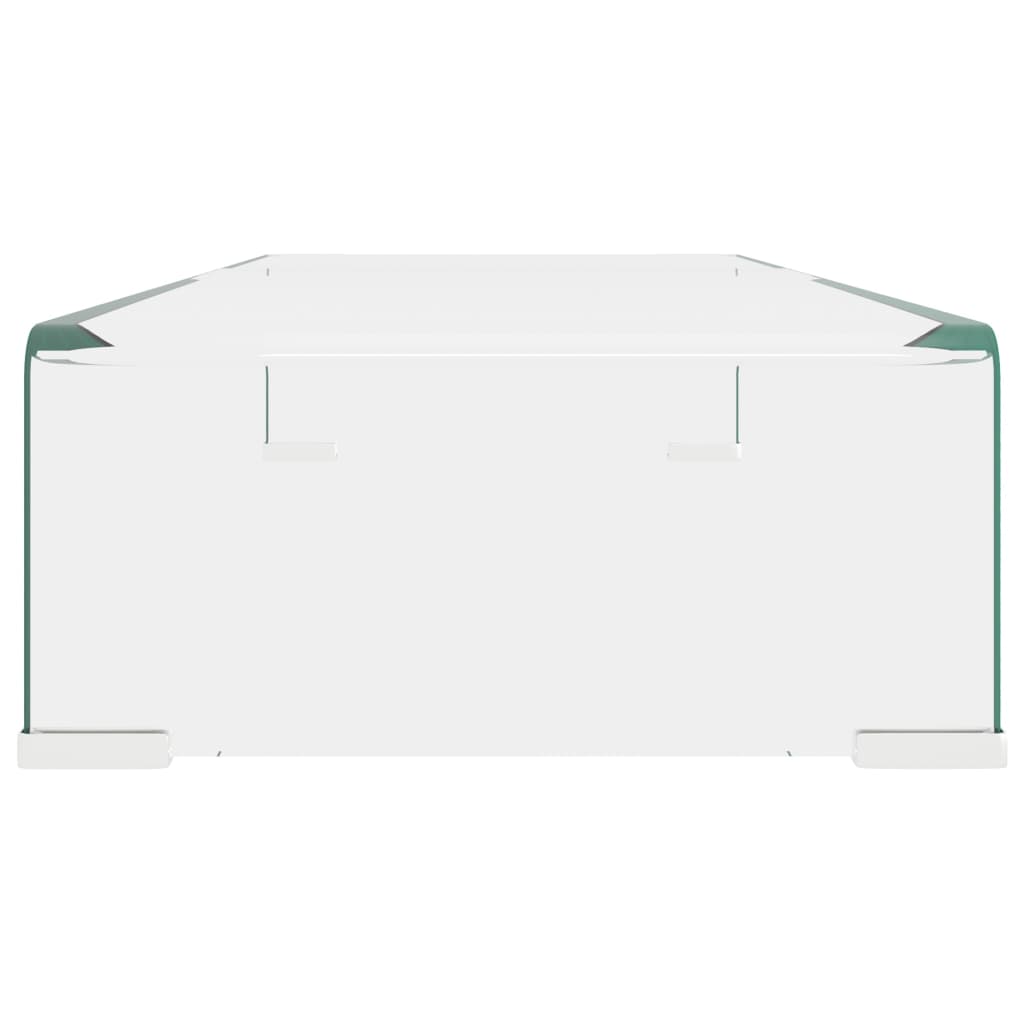 Suporte de TV/monitores em vidro transparente 70x30x13 cm
