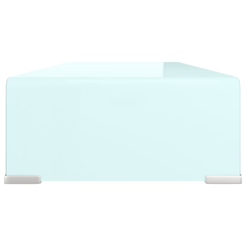 Suporte de TV/monitores em vidro 70x30x13 cm verde