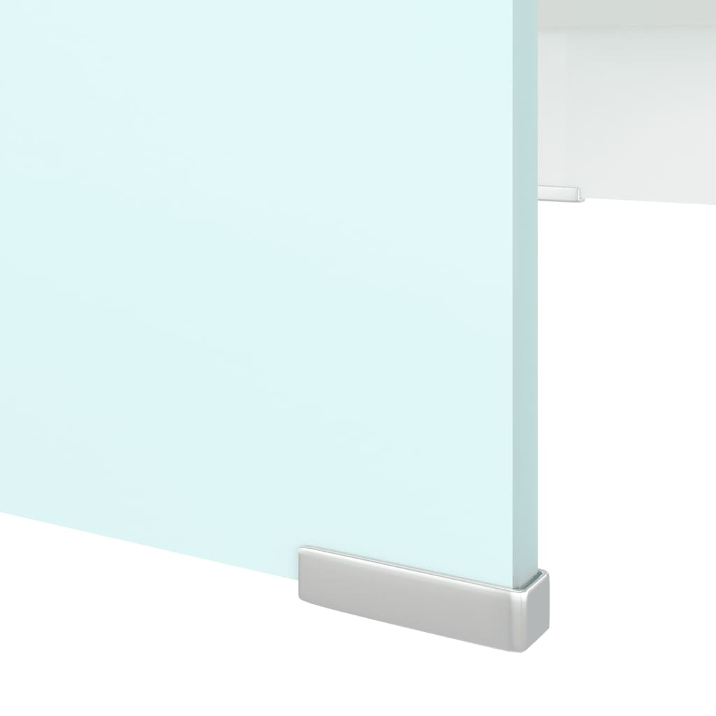 Suporte de TV/monitores em vidro 70x30x13 cm verde