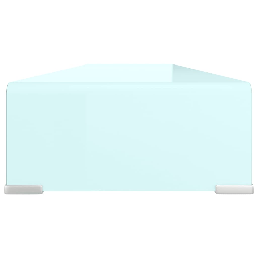 Suporte de TV/monitores em vidro 120x30x13 cm verde