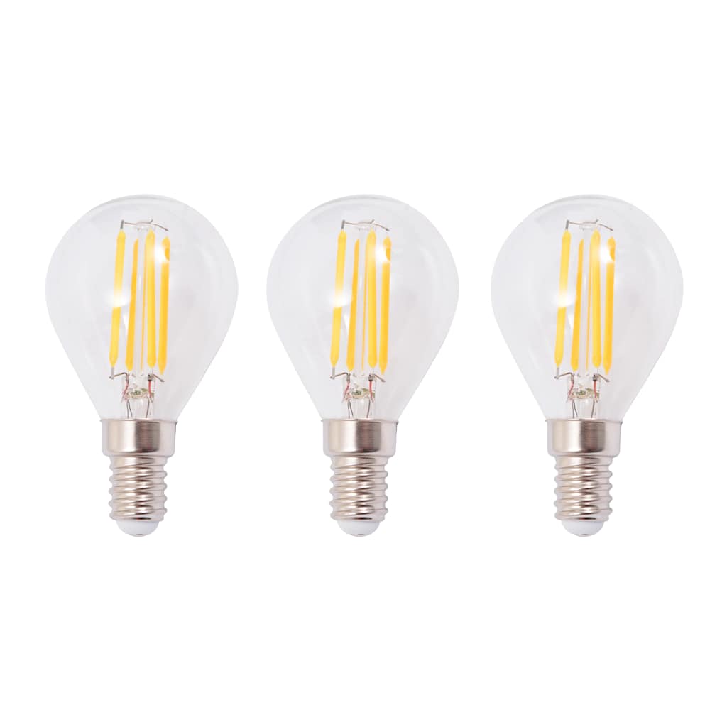 Candeeiro de teto com 3 lâmpadas filamentos LED 12 W