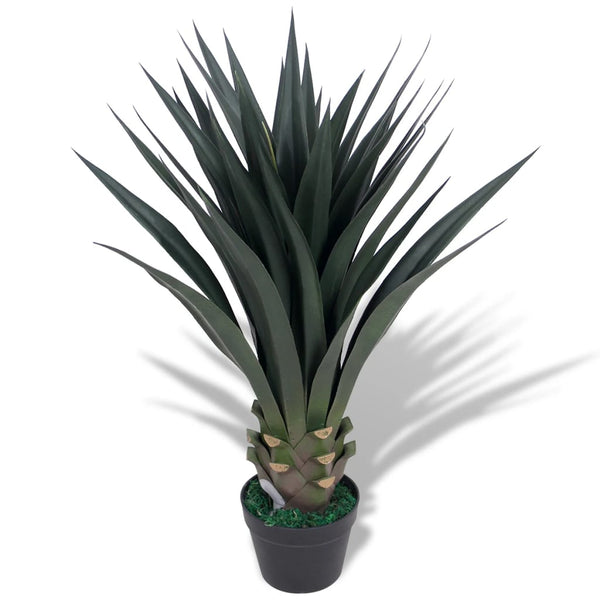 Planta iúca artificial com vaso 85 cm verde