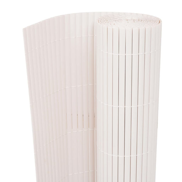 Cerca de jardim dupla face 90x300 cm branco