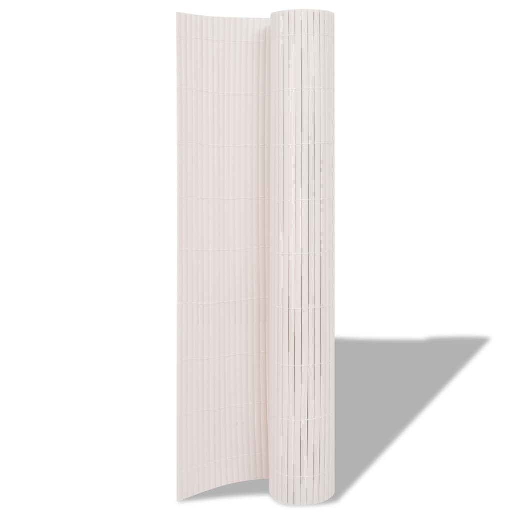 Cerca de jardim dupla face 90x300 cm branco