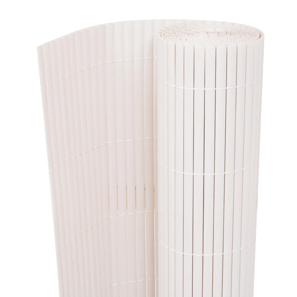 Cerca de jardim dupla face 90x500 cm branco