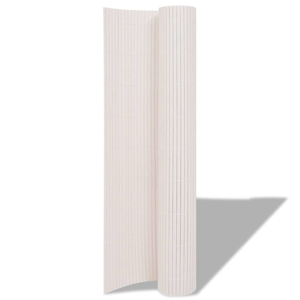 Cerca de jardim dupla face 90x500 cm branco