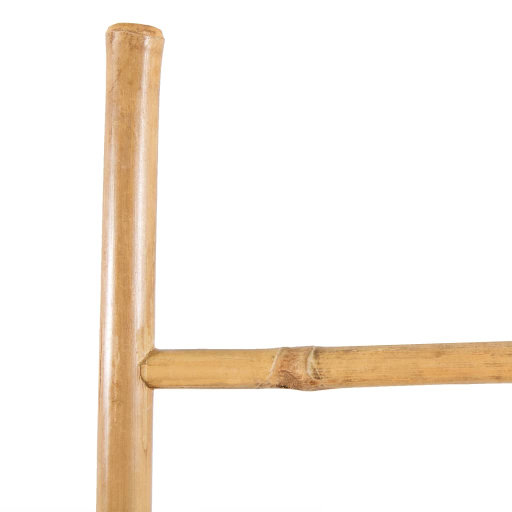 Toalheiro escada com 5 degraus bambu 150 cm