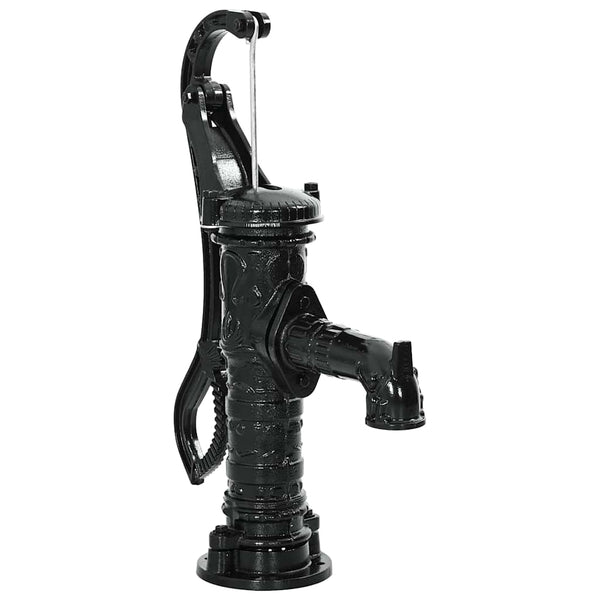 Bomba de água manual para jardim em ferro fundido