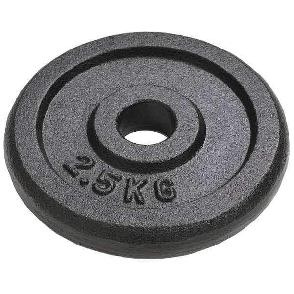 Discos de musculação 8 pcs 8x2,5 kg ferro fundido