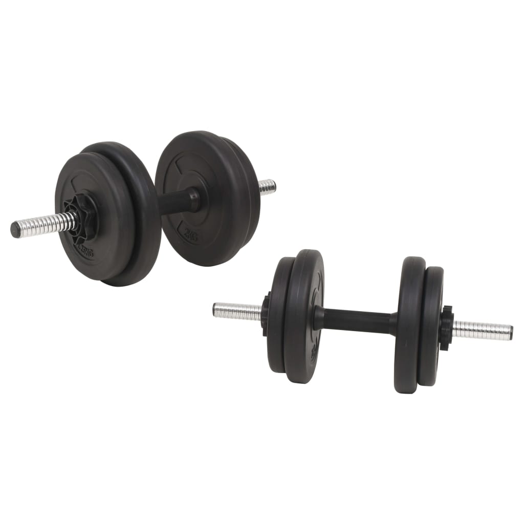 Conjunto de barra e halteres 30 Kg