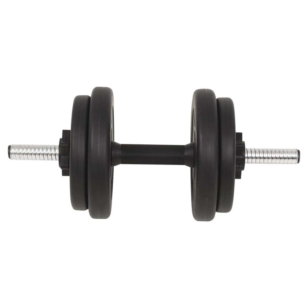 Conjunto de barra e halteres 30 Kg