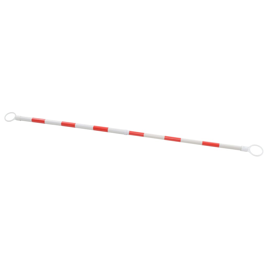 Barras retráteis p/ cones sinalização 2 pcs plástico 116-197 cm