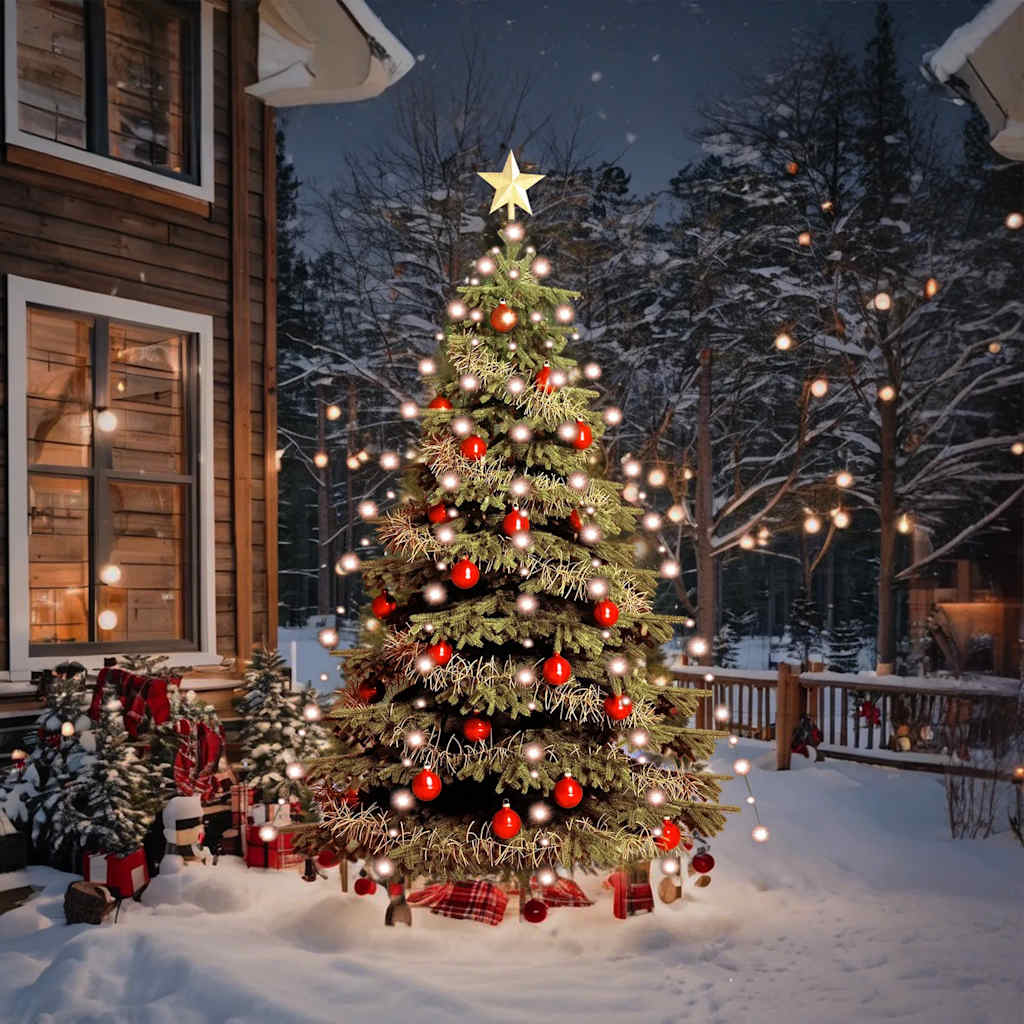 Cordão de luzes para árvore de Natal 180 LED 180 cm