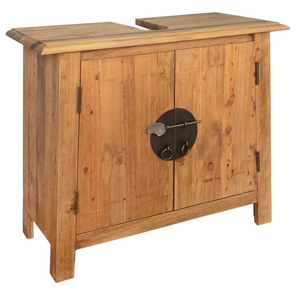 Conjunto móveis casa de banho pinho maciço