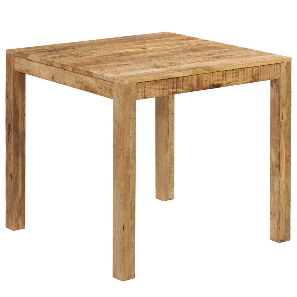 Mesa de jantar madeira de mangueira maciça 82x80x76 cm