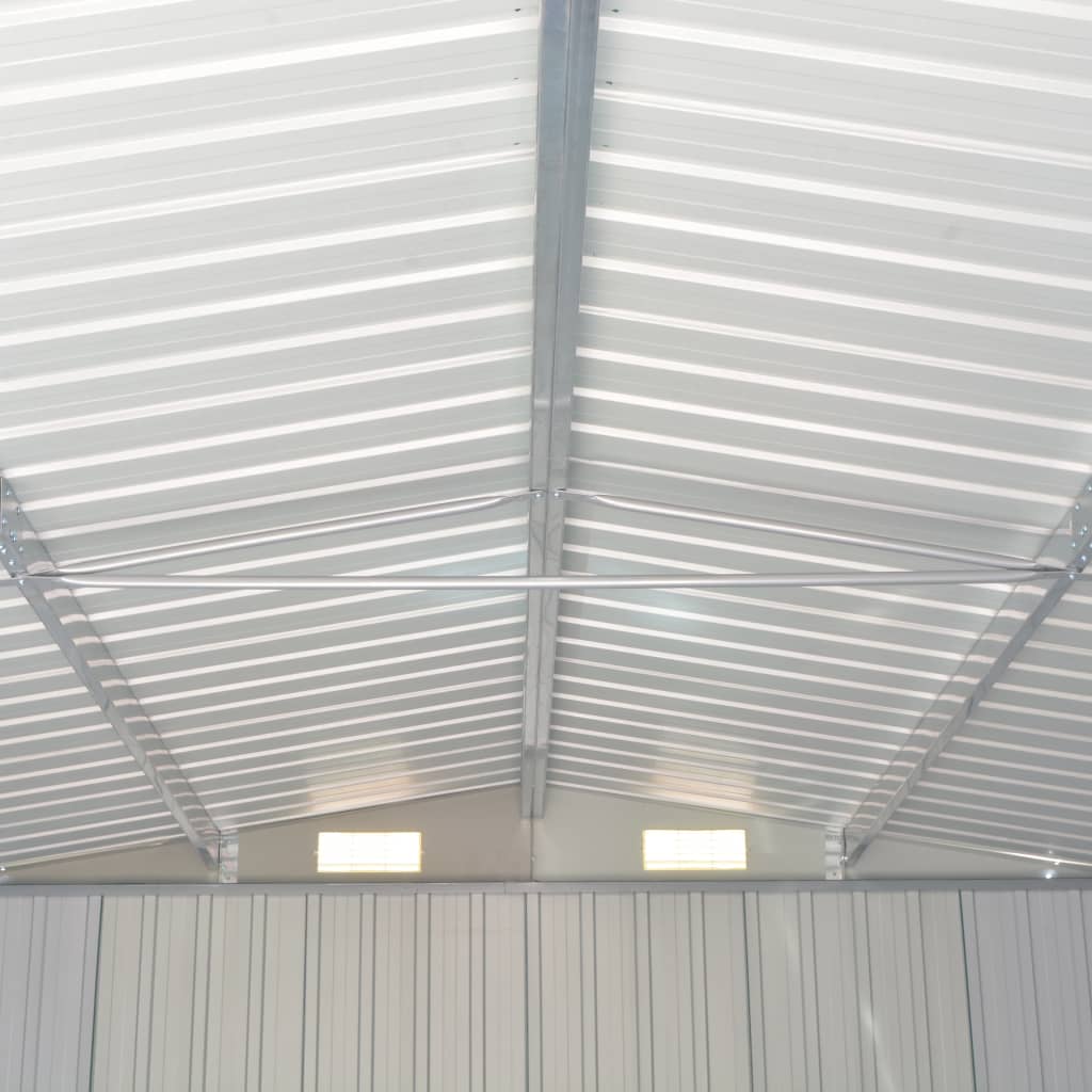 Abrigo de jardim 257x298x178 metal verde