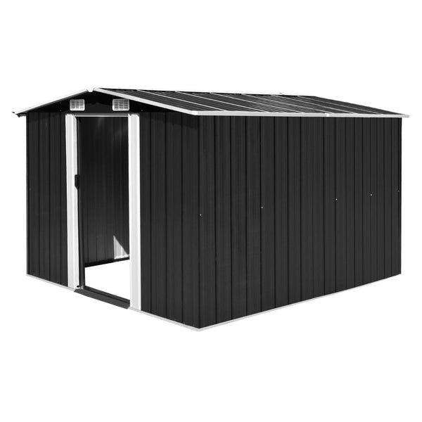 Abrigo de jardim 257x298x178 metal antracite