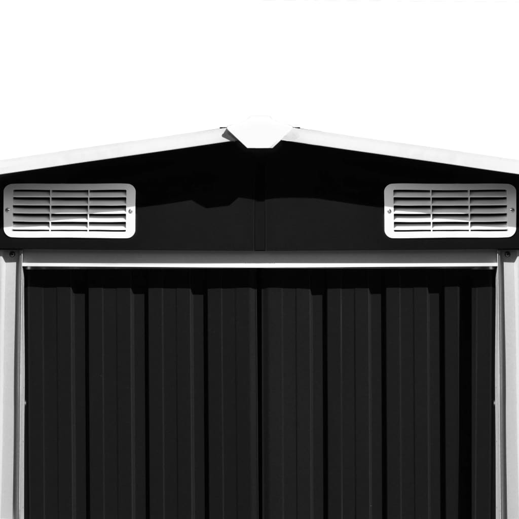 Abrigo de jardim 257x298x178 metal antracite