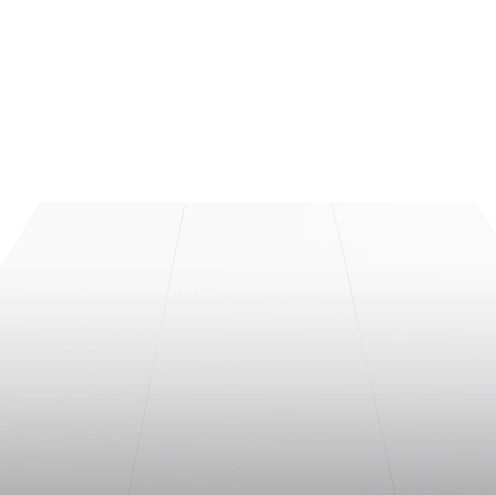 Mesa de jantar 179x89x81 cm branco brilhante