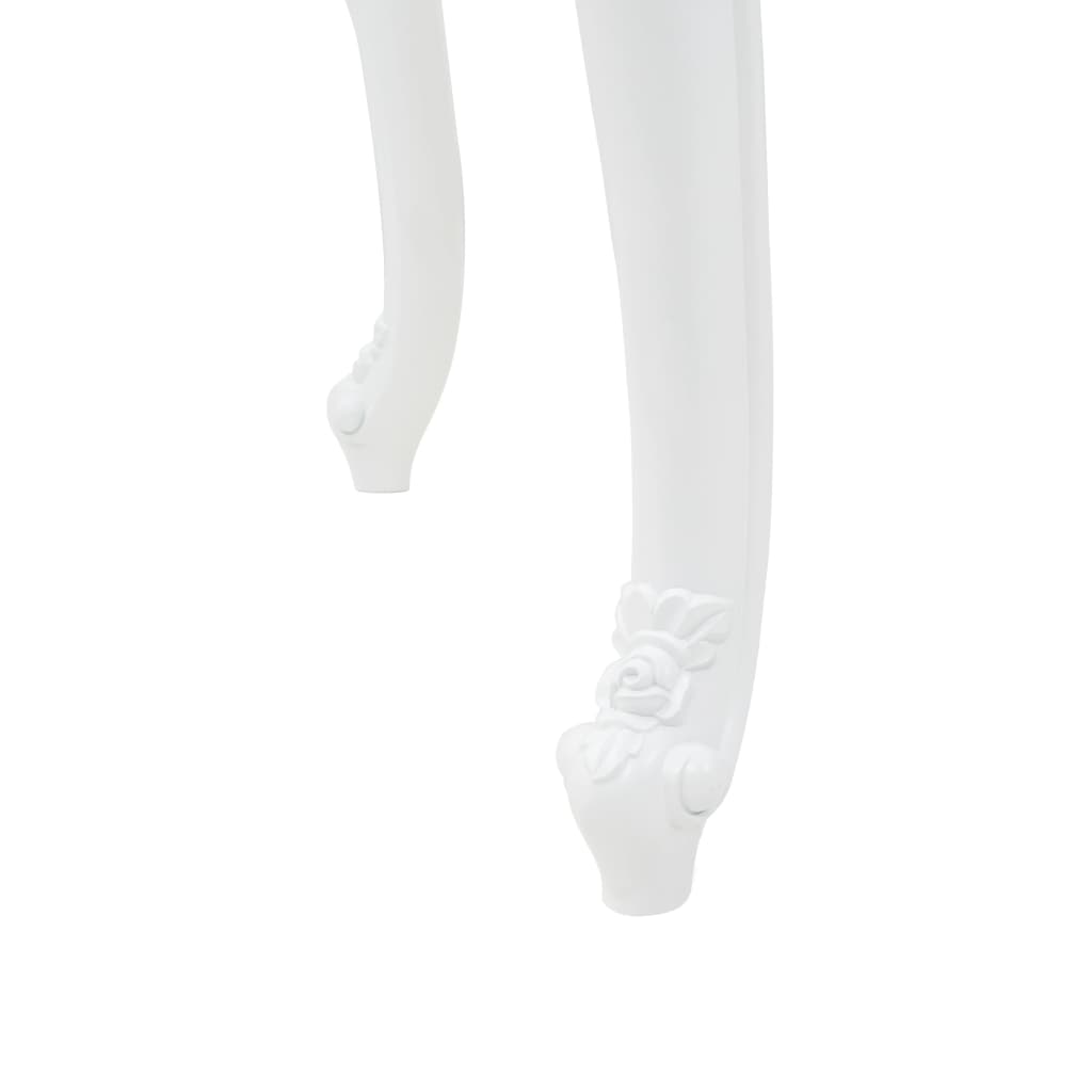Mesa de jantar 179x89x81 cm branco brilhante