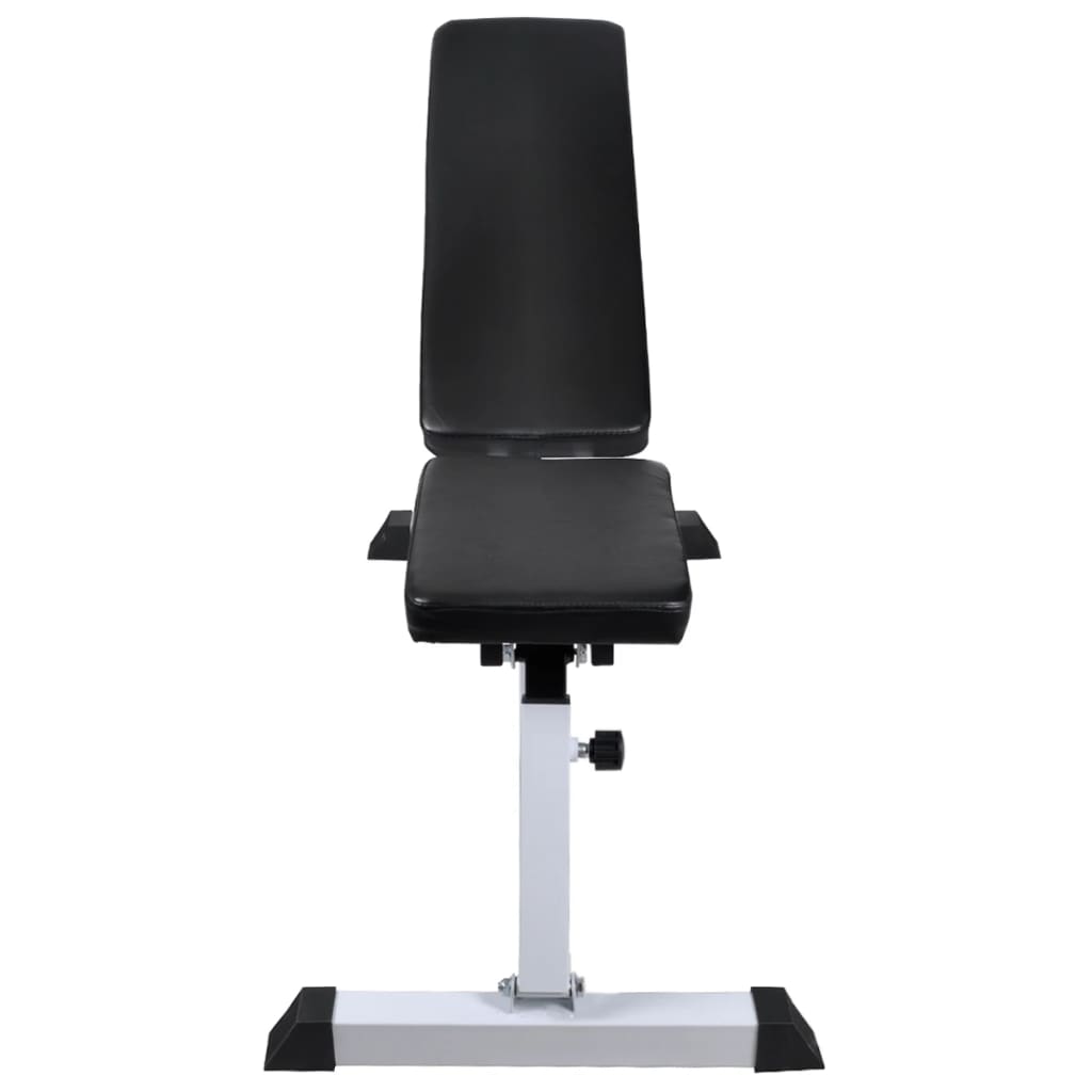 Banco musculação c/ conjunto de barras e halteres 60,5 kg