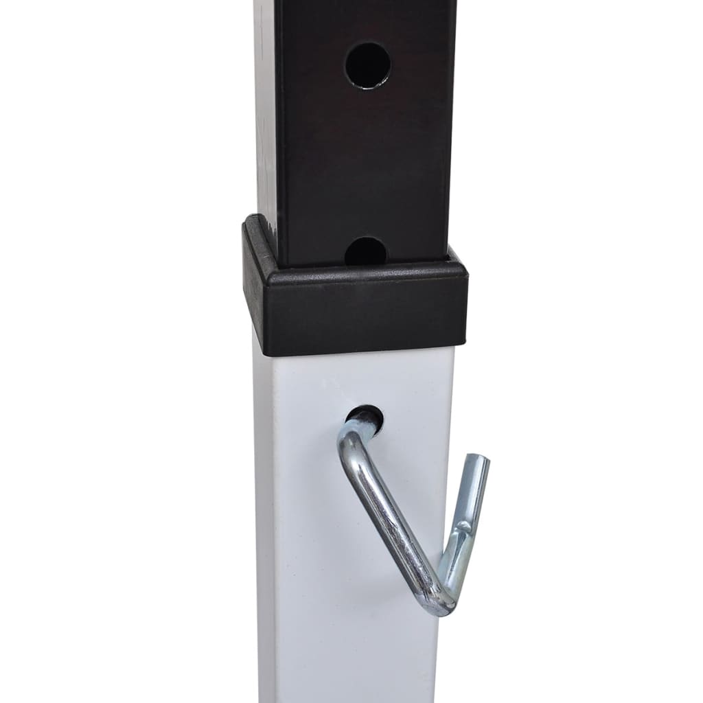 Suporte barra musculação c/ conjunto pesos e barras 60,5 kg