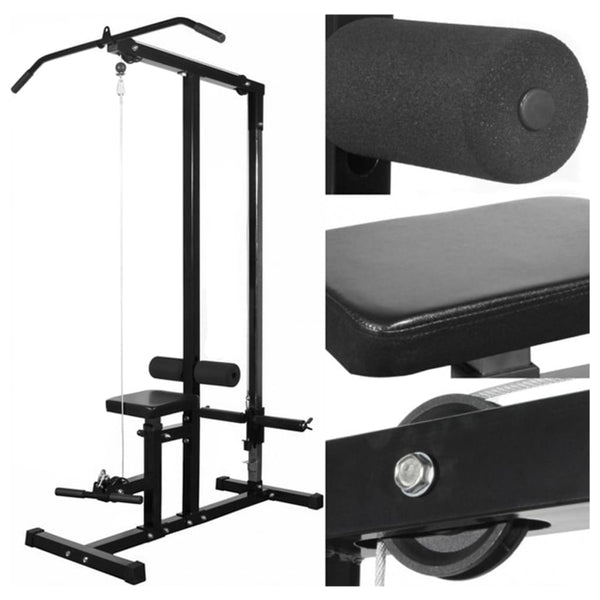 Torre musculação com conjunto barras e halteres 30,5 kg