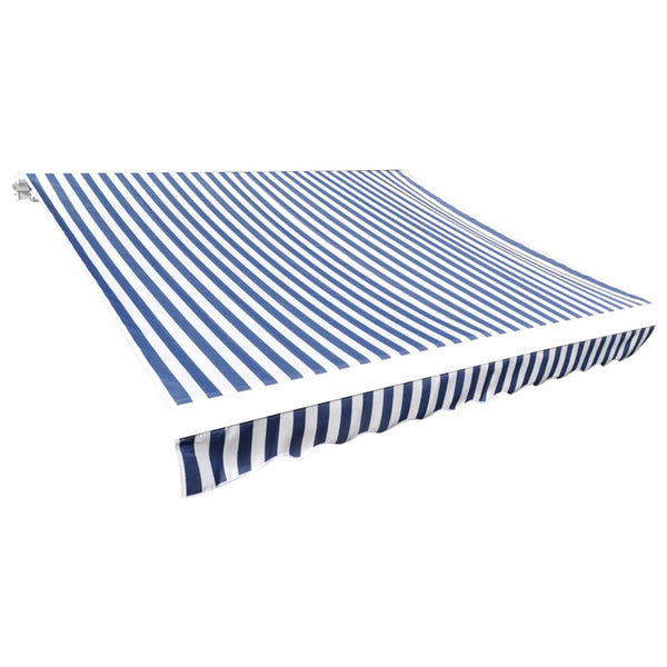 Lona para toldo azul e branco 350x250 cm