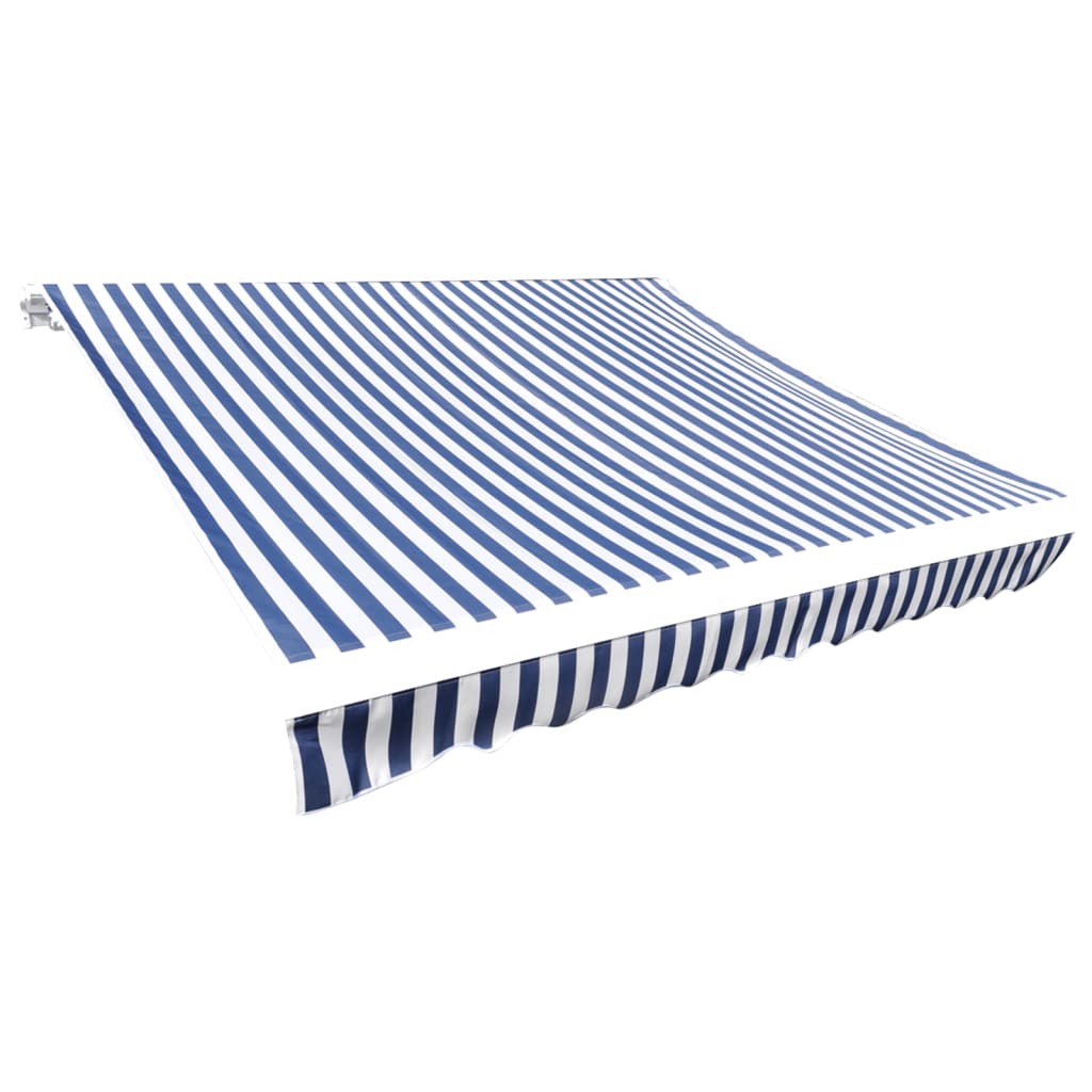 Lona para toldo azul e branco 500x300 cm