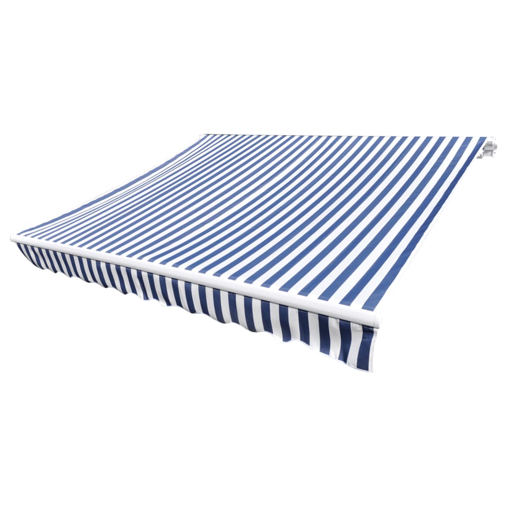 Lona para toldo azul e branco 500x300 cm