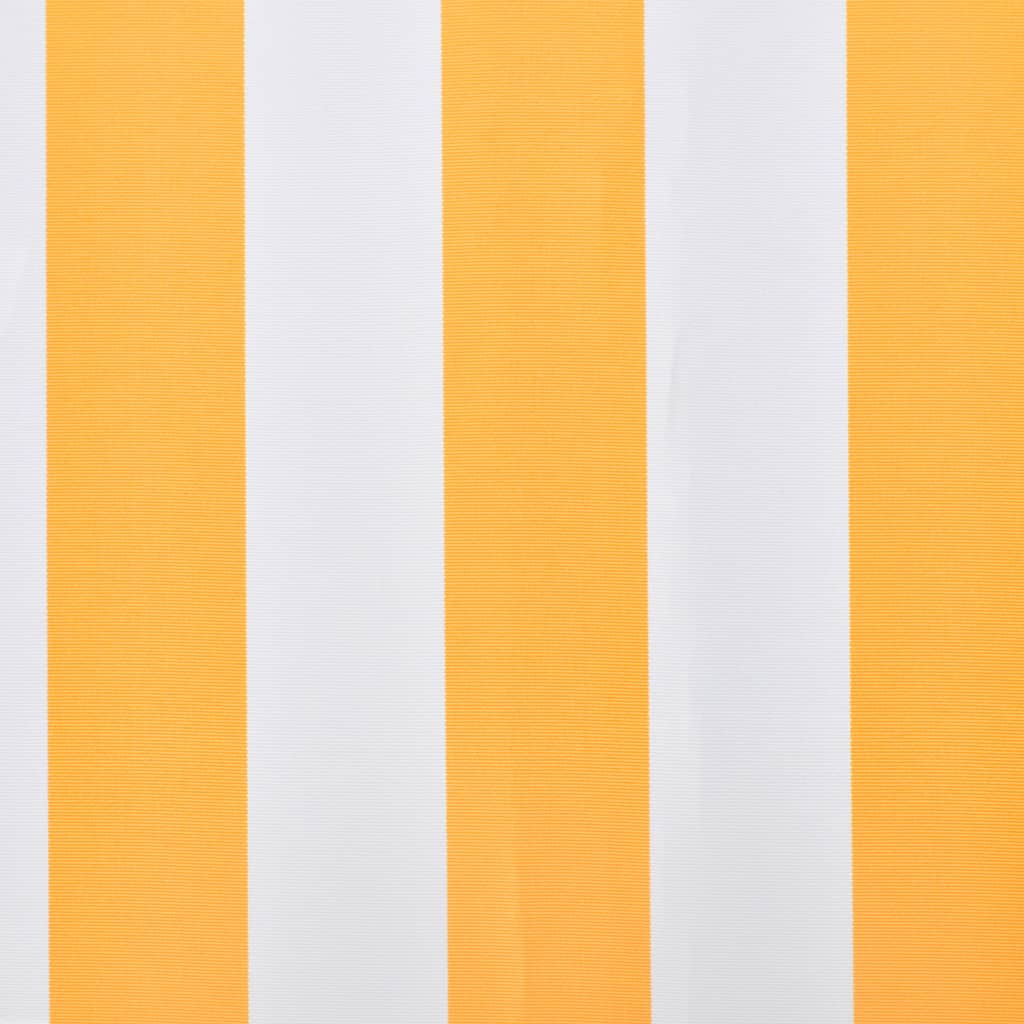 Lona para toldo laranja e branco 350x250 cm