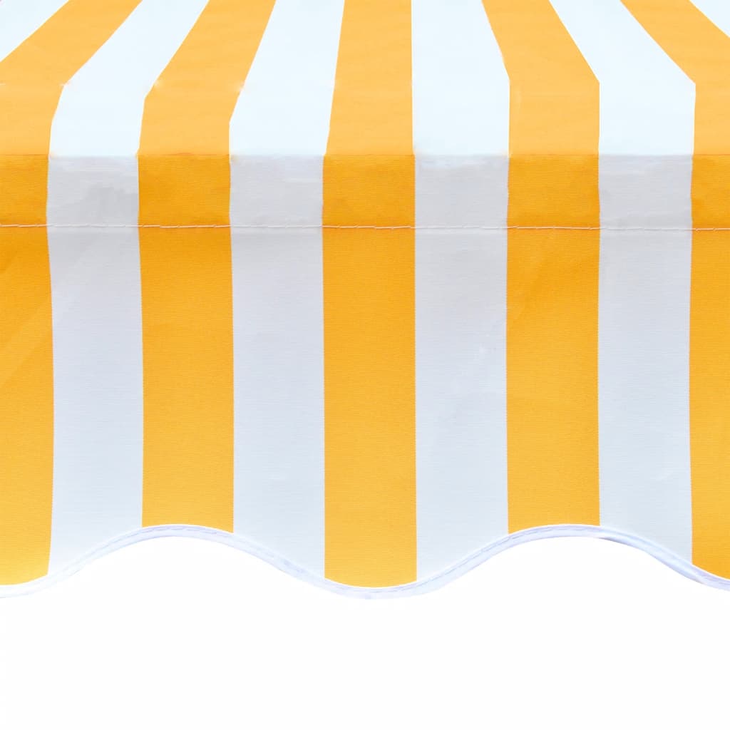 Lona para toldo laranja e branco 350x250 cm