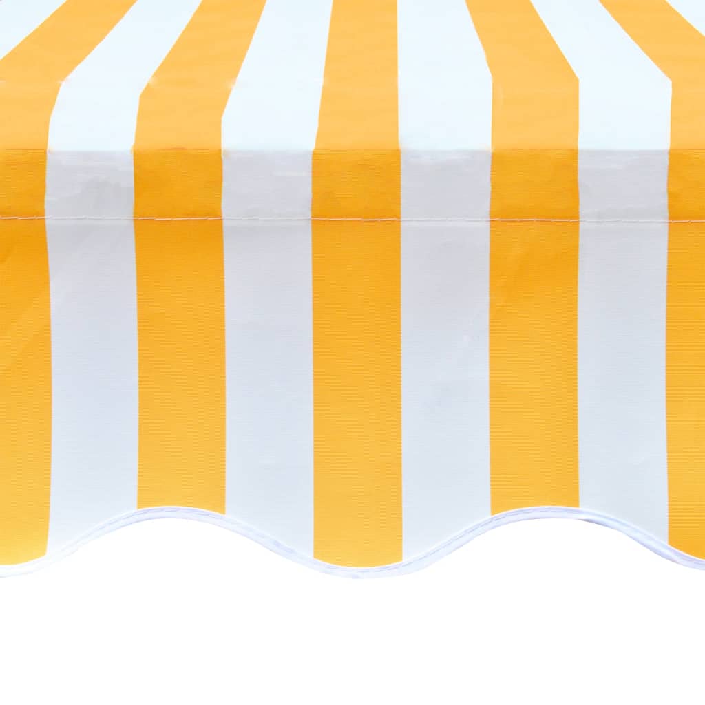 Lona para toldo laranja e branco 500x300 cm