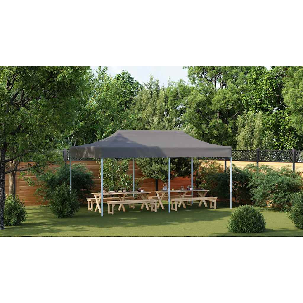 Tenda para festas pop-up dobrável 3x6 m antracite