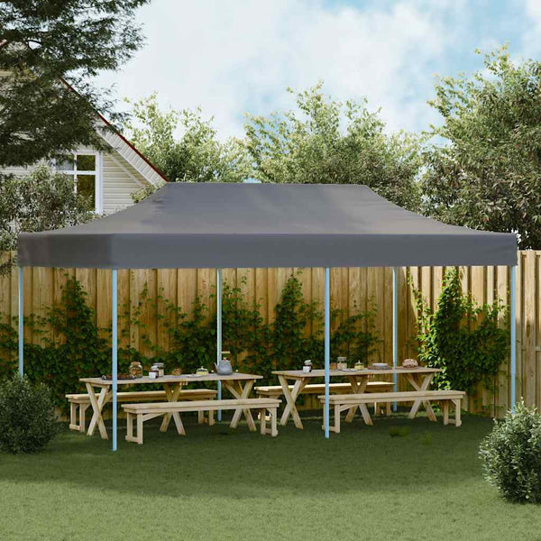 Tenda para festas pop-up dobrável 3x6 m antracite