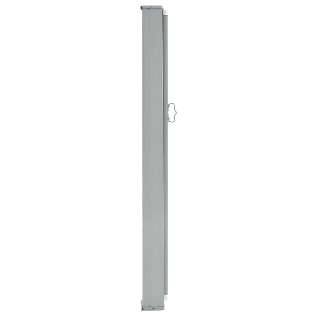 Toldo lateral retrátil para pátio 120x300 cm creme