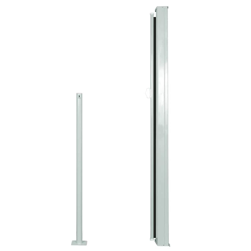 Toldo lateral retrátil 140x300 cm preto