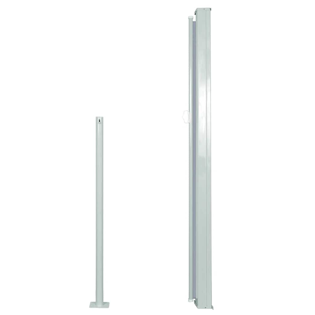 Toldo lateral retrátil 140x300 cm cinzento