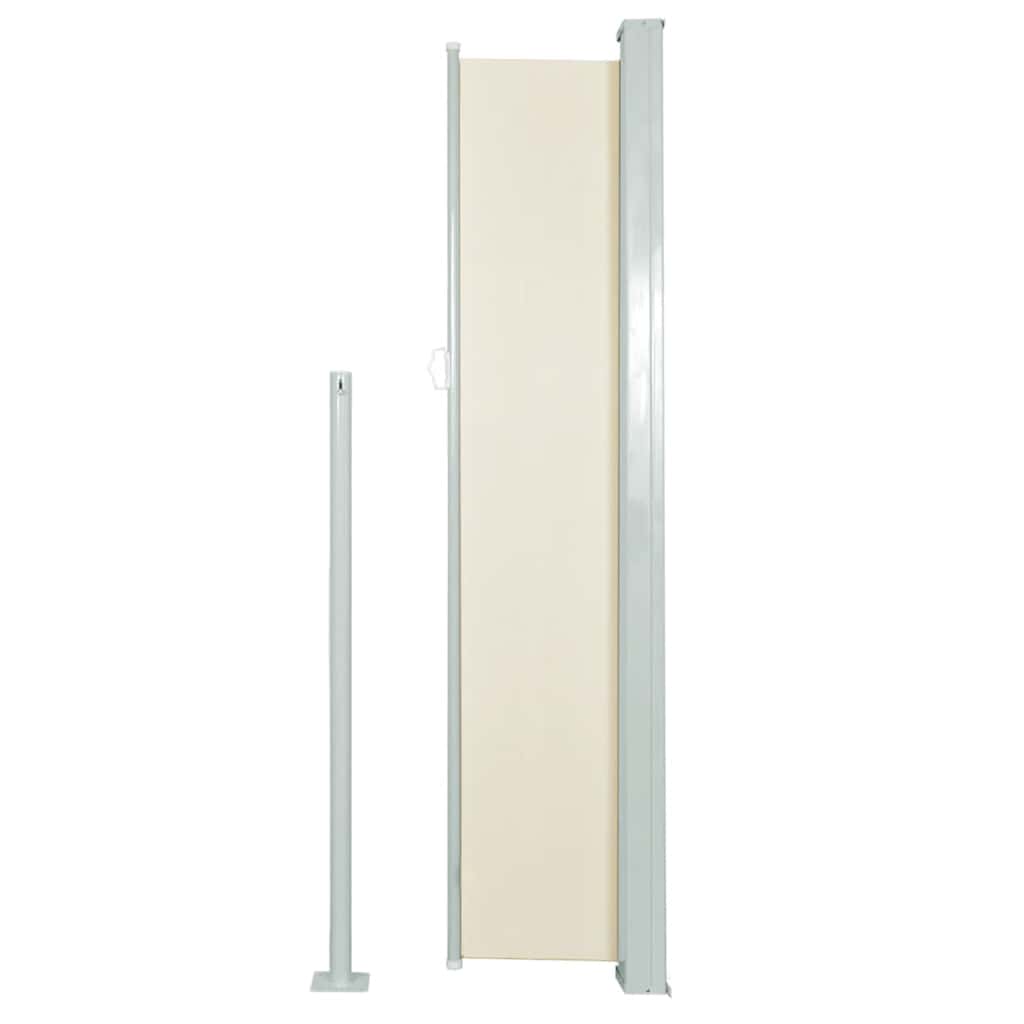 Toldo lateral retrátil 120x300 cm creme