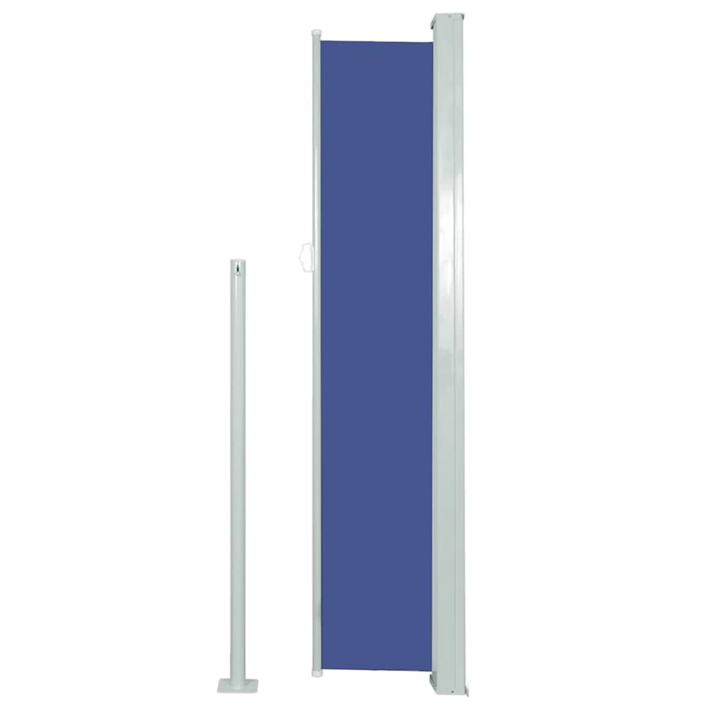 Toldo lateral retrátil 120x300 cm azul