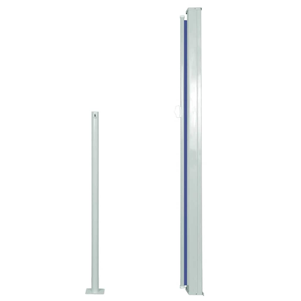 Toldo lateral retrátil 120x300 cm azul