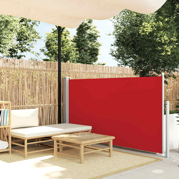 Toldo lateral retrátil 120x300 cm vermelho